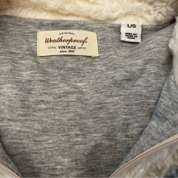 THE ORIGINAL WEATHERPROOF Women’s Sherpa Quarter Zip Fleece-Lined Pullover - Picture 7 of 13